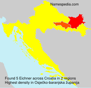 Surname Eichner in Croatia Surname Eichner in Croatia