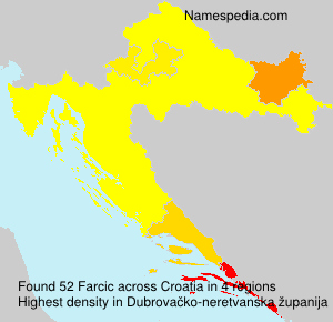 Surname Farcic in Croatia Surname Farcic in Croatia