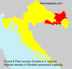 Surname Flam in Croatia Surname Flam in Croatia