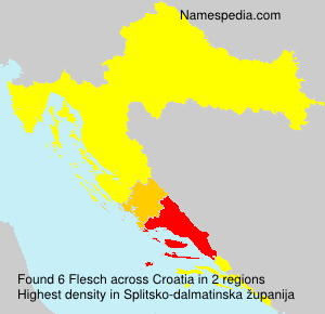 Surname Flesch in Croatia Surname Flesch in Croatia