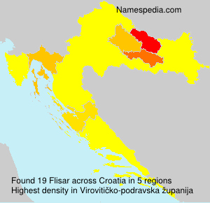 Surname Flisar in Croatia Surname Flisar in Croatia
