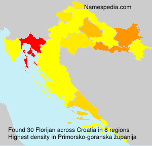 Surname Florijan in Croatia Surname Florijan in Croatia