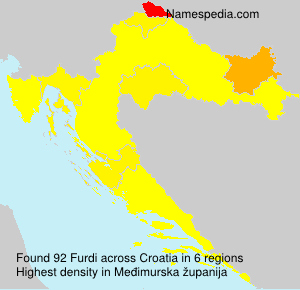 Surname Furdi in Croatia Surname Furdi in Croatia