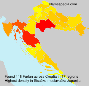 Surname Furlan in Croatia Surname Furlan in Croatia