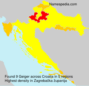 Surname Geiger in Croatia Surname Geiger in Croatia