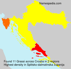 Surname Grassi in Croatia Surname Grassi in Croatia