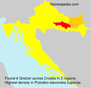 Surname Gretzer in Croatia Surname Gretzer in Croatia
