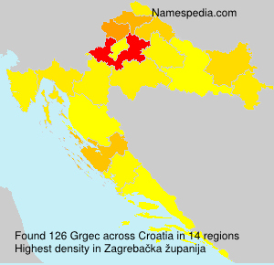 Surname Grgec in Croatia Surname Grgec in Croatia