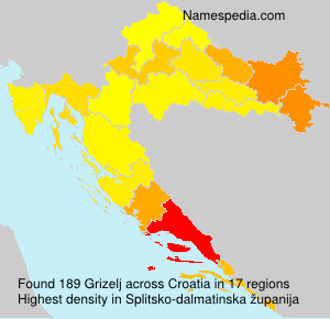 Surname Grizelj in Croatia Surname Grizelj in Croatia