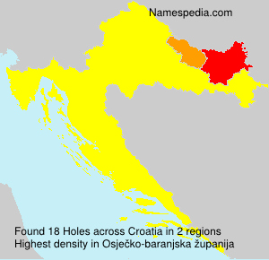 Surname Holes in Croatia Surname Holes in Croatia