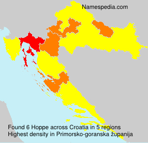 Surname Hoppe in Croatia Surname Hoppe in Croatia