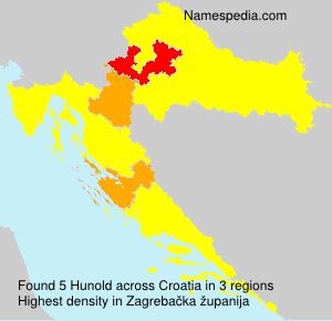 Surname Hunold in Croatia Surname Hunold in Croatia