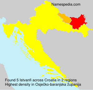 Surname Istvanfi in Croatia Surname Istvanfi in Croatia