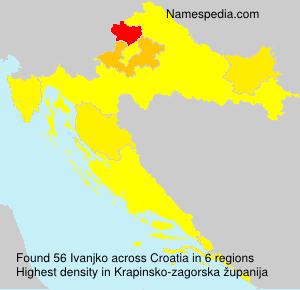 Surname Ivanjko in Croatia Surname Ivanjko in Croatia
