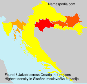 Surname Jakobi in Croatia Surname Jakobi in Croatia