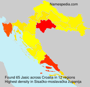 Surname Jasic in Croatia Surname Jasic in Croatia