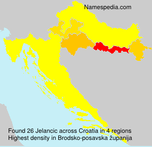 Surname Jelancic in Croatia Surname Jelancic in Croatia
