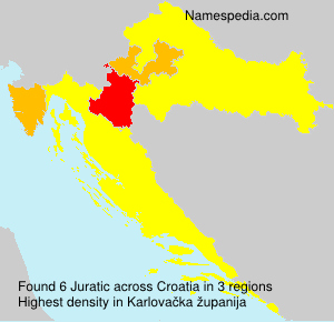 Surname Juratic in Croatia Surname Juratic in Croatia