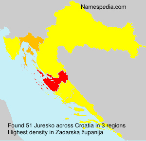 Surname Juresko in Croatia Surname Juresko in Croatia