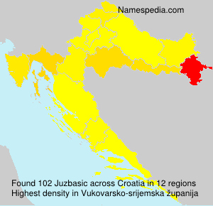 Surname Juzbasic in Croatia Surname Juzbasic in Croatia