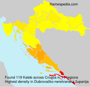 Surname Kaleb in Croatia Surname Kaleb in Croatia