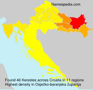 Surname Kerestes in Croatia Surname Kerestes in Croatia
