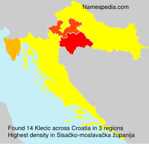 Surname Klecic in Croatia Surname Klecic in Croatia