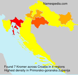 Surname Kromer in Croatia Surname Kromer in Croatia