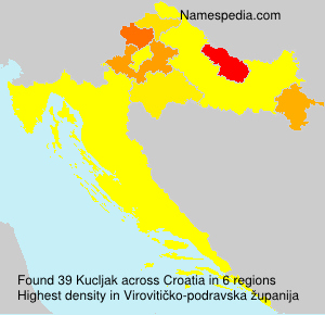Surname Kucljak in Croatia Surname Kucljak in Croatia