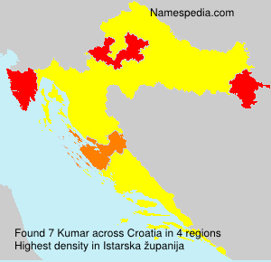 Surname Kumar in Croatia Surname Kumar in Croatia