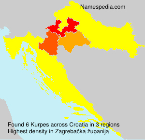 Surname Kurpes in Croatia Surname Kurpes in Croatia
