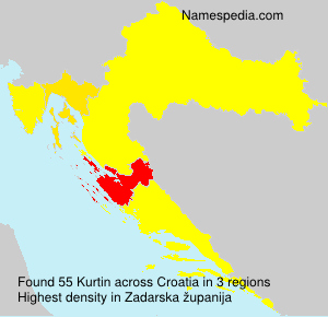 Surname Kurtin in Croatia Surname Kurtin in Croatia