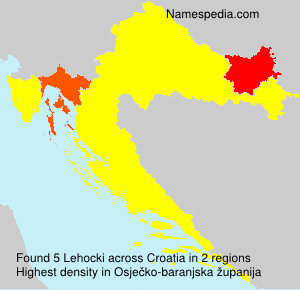 Surname Lehocki in Croatia Surname Lehocki in Croatia