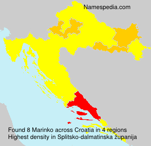 Familiennamen Marinko - Croatia