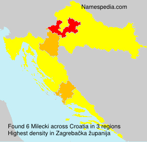 Surname Milecki in Croatia Surname Milecki in Croatia