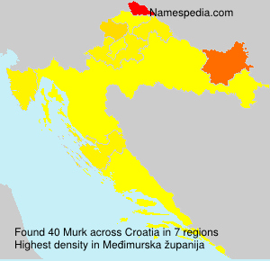 Surname Murk in Croatia