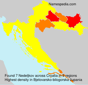 Surname Nedeljkov in Croatia Surname Nedeljkov in Croatia