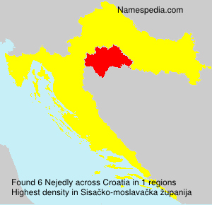 Surname Nejedly in Croatia Surname Nejedly in Croatia