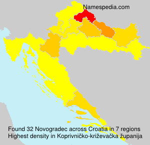 Surname Novogradec in Croatia Surname Novogradec in Croatia