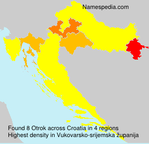 Surname Otrok in Croatia Surname Otrok in Croatia