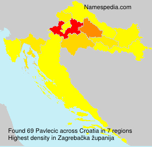 Surname Pavlecic in Croatia Surname Pavlecic in Croatia