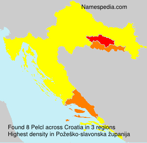 Surname Pelcl in Croatia Surname Pelcl in Croatia