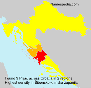 Surname Piljac in Croatia Surname Piljac in Croatia