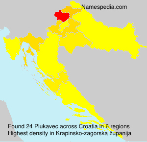 Surname Plukavec in Croatia Surname Plukavec in Croatia
