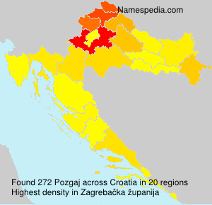 Surname Pozgaj in Croatia Surname Pozgaj in Croatia