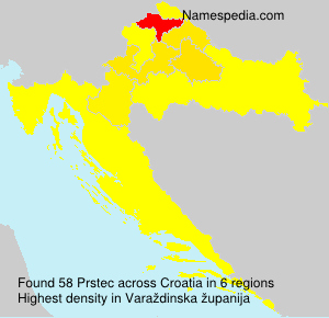Surname Prstec in Croatia Surname Prstec in Croatia