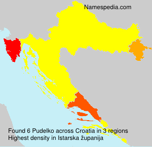 Surname Pudelko in Croatia Surname Pudelko in Croatia