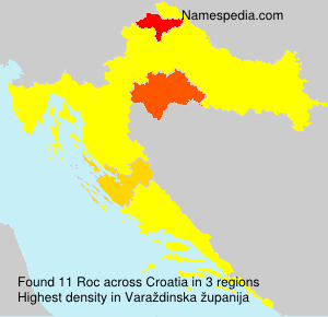 Surname Roc in Croatia Surname Roc in Croatia