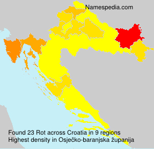 Surname Rot in Croatia Surname Rot in Croatia