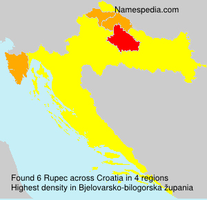 Surname Rupec in Croatia Surname Rupec in Croatia